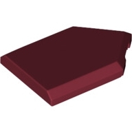 Lego deska (destička) 2x3 hladká pětiúhelník, tmavě červená (6291066)